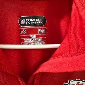 Under Armour NFL Combine Authentic Red Jacket